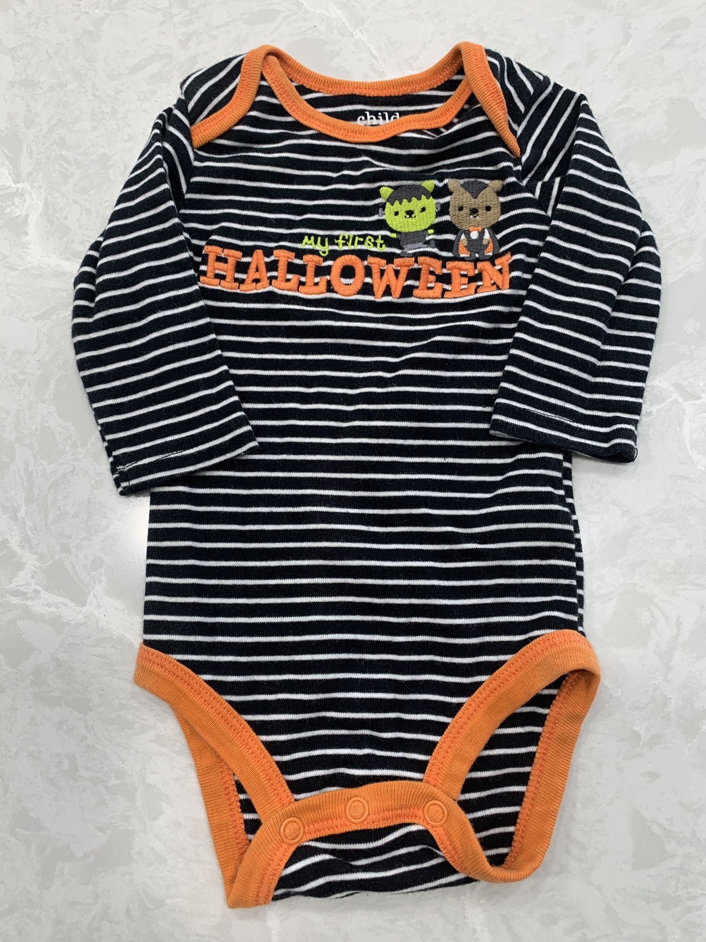Infant Halloween Themed Onesie 0-3 Months