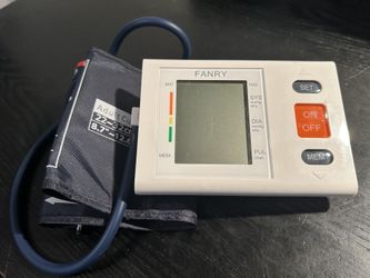 Candy Blood Pressure Monitor Kit Upper Arm Automatic Digital With Adjustable Cuff