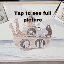 3 Children’s Room Framed Wall Decor