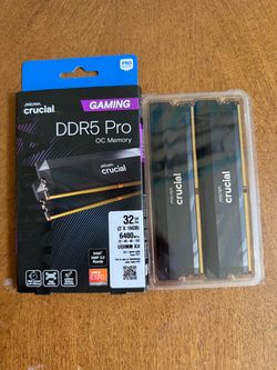 *NEW* Crucial 32GB DDR5 RAM @ CL32 - 6400mhz | Crucial Gaming Pro OC | BRAND NEW, UNUSED