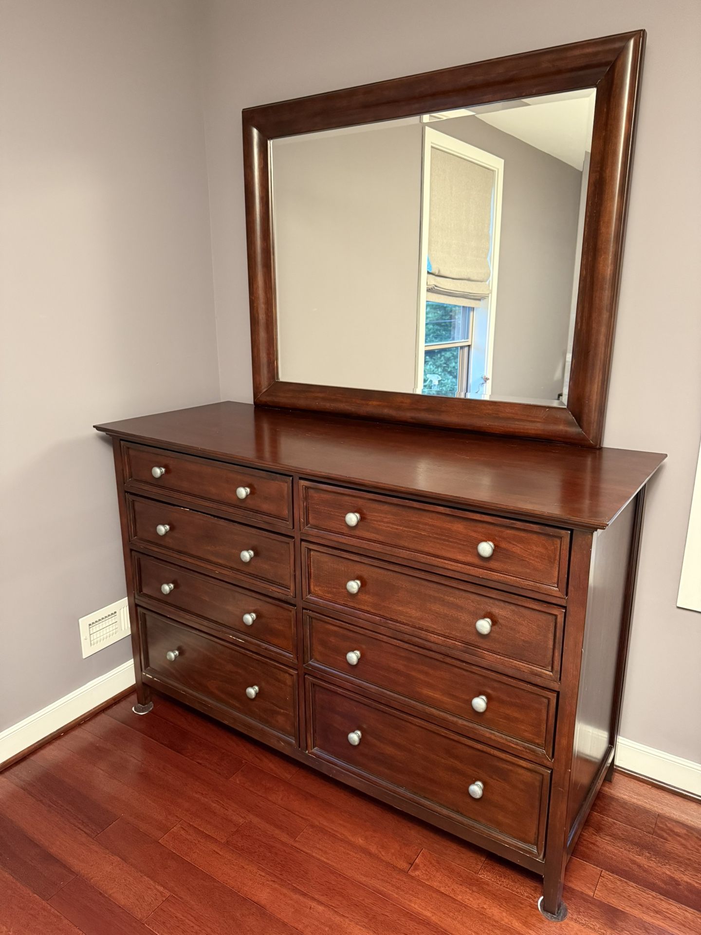 Dresser w/ Mirror (Matching Bedside Table Available)
