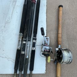FISHING: DEEP SEA FISHING RODS, REELS, TACKLE