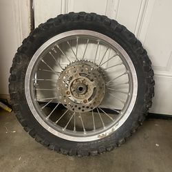 2003 to 2004 Suzuki rm100 rear wheel