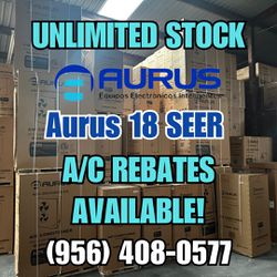 $2000 A/C REBATE! | Aurus 18 SEER 2-5 Ton 24k-60k BTU Ducted Heat Pump | Warranty | Installation