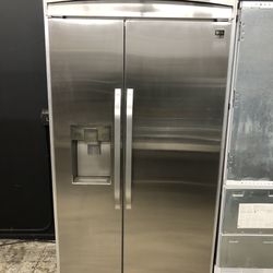 LG 42” Stainless Steel Side By Side Built In Refrigerator 