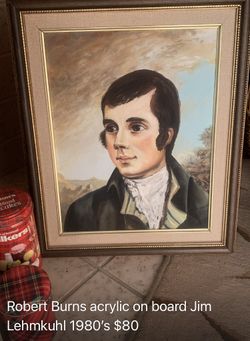 Robert Burns Acrylic -  Jim Lehmkuhl