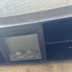 Heated Fireplace Stand/table