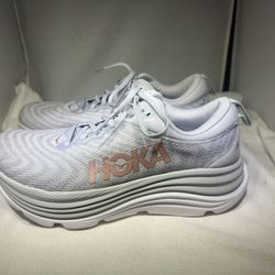 PreOwned  Hoka Gaviota 5 Running Shoes Women’s 10B - Gray / Copper