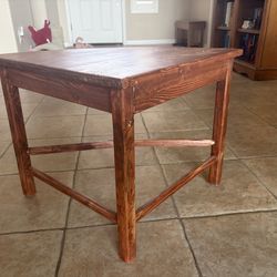 Handmade Rustic Corner Side Table