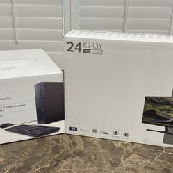 Dell Desktop 3020S AND Acer 24” Monitor - BRAND NEW