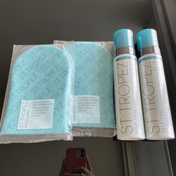 NEW Set of 2 St. Tropez Classic Self-Tanning Mousse and 2 Mitts