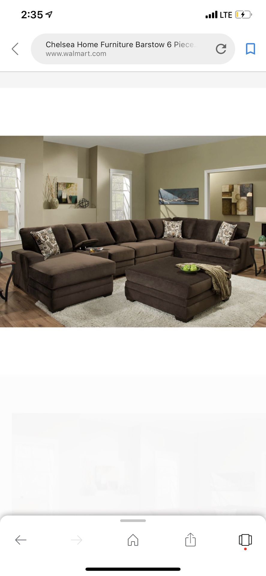 $600 Sectional or OBO