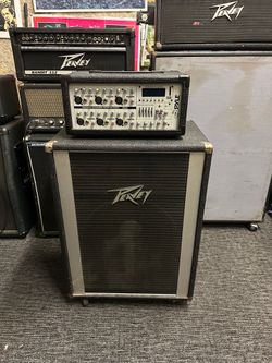 Peavey PA Cab + Pyle PMX602M 6-Channel Powered Mixer PA Head (Buy or Trade, check description)