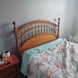 Queen Head And Foot Board Dbl Dresser And 2 Night Stands 