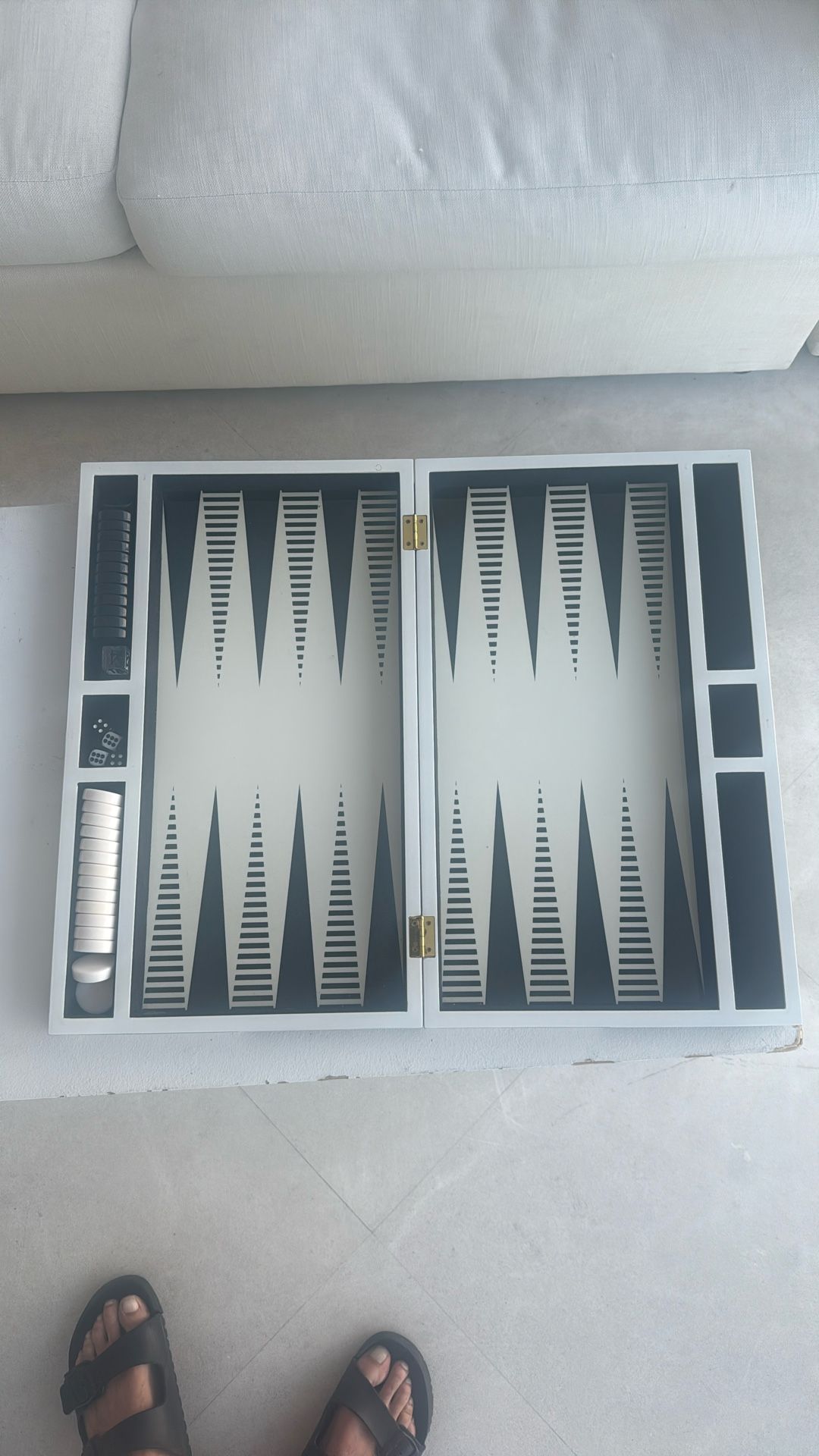 John Adler backgammon Board