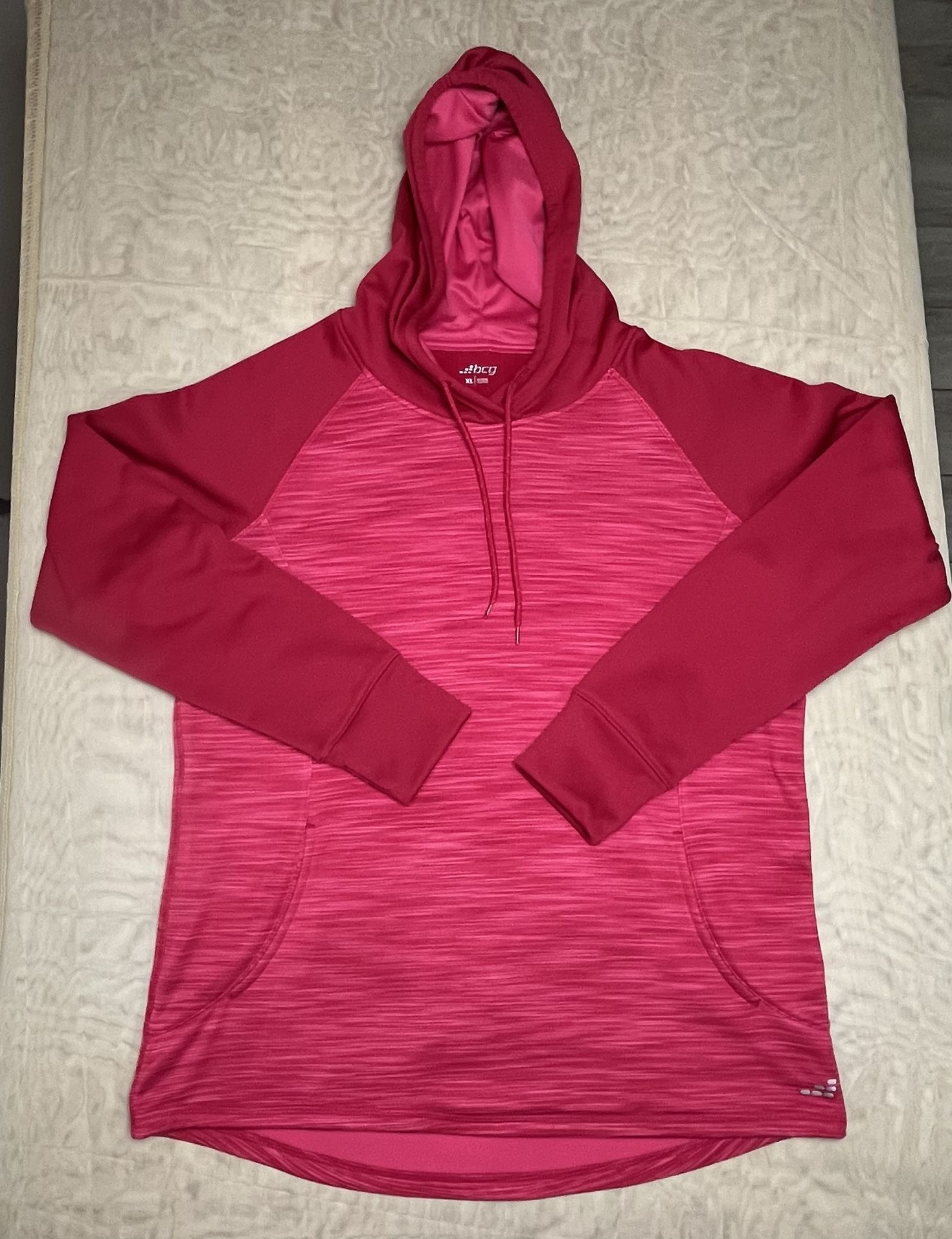 Hot pink athletic hoodie size XL women’s