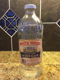 Vintage Vinegar Bottle 75th Anniversary bottle