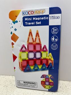 KOCOJRFF Mini Magnetic Tiles Travel Set