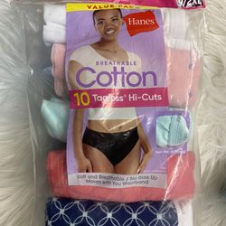 Hanes Women’s 10pk Cotton Briefs 