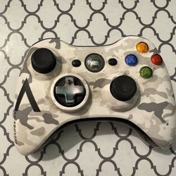 Official Microsoft Xbox 360 Arctic Camo Halo Limited Edition Controller 