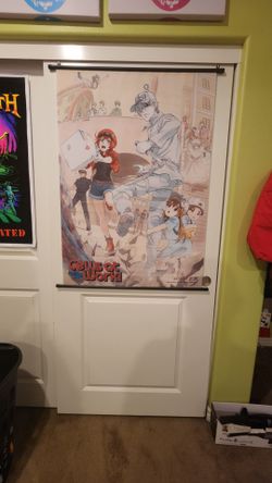 Cells at work anime wall scroll poster (24×36in)