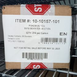 POKEMON DESTINED RIVALS BOOSTER BOX CASE