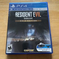 Resident Evil Biohazard PlayStation 4 PS4