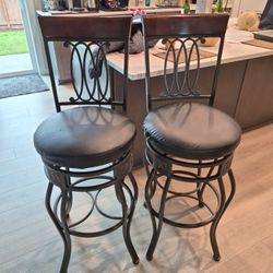 Set of 2 Bar Stools