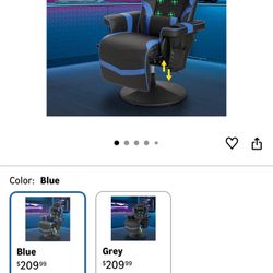 New Blue Multiple Setting Massage Chair 