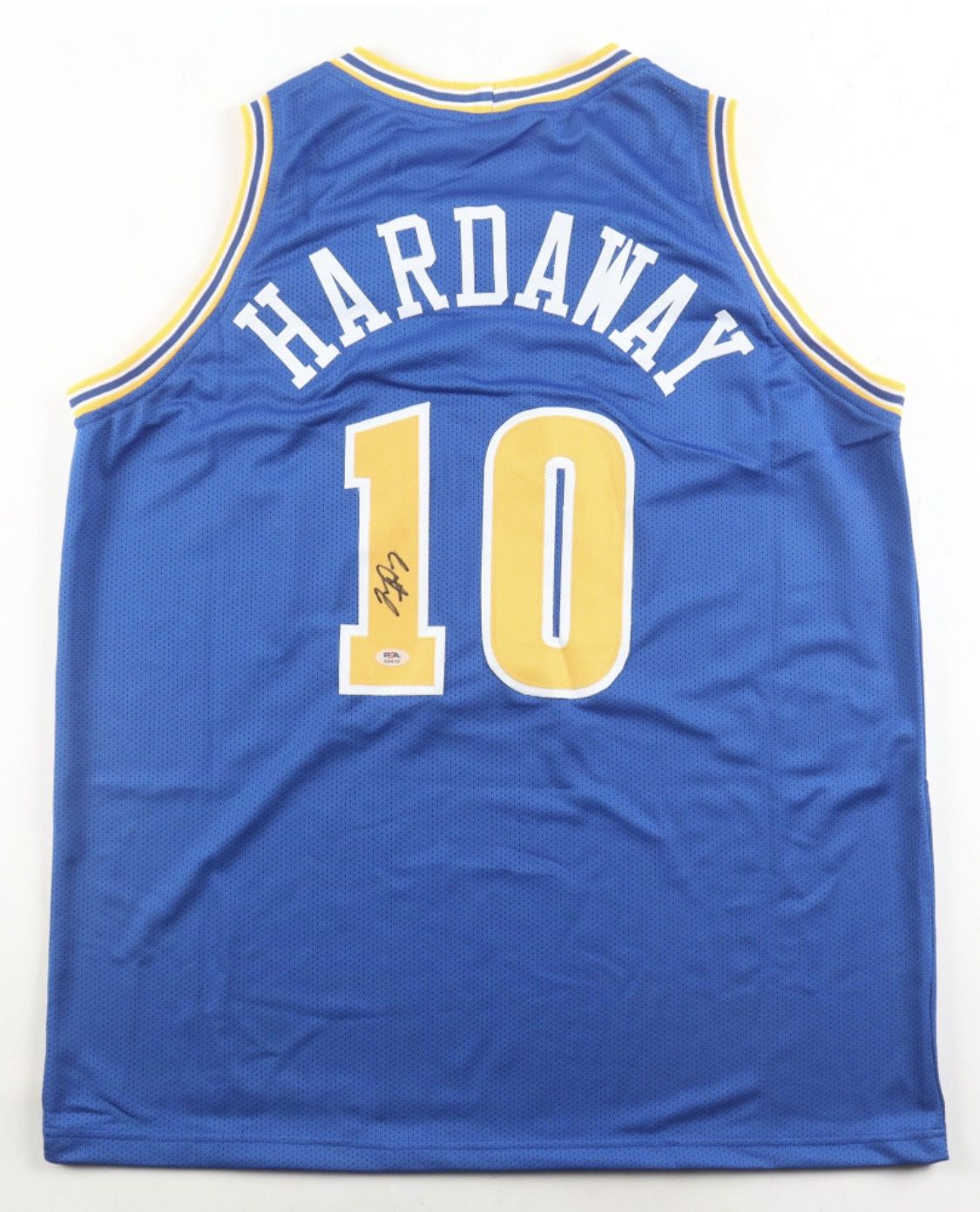 Golden State Warriors Tim Hardaway Signed Jersey (PSA)