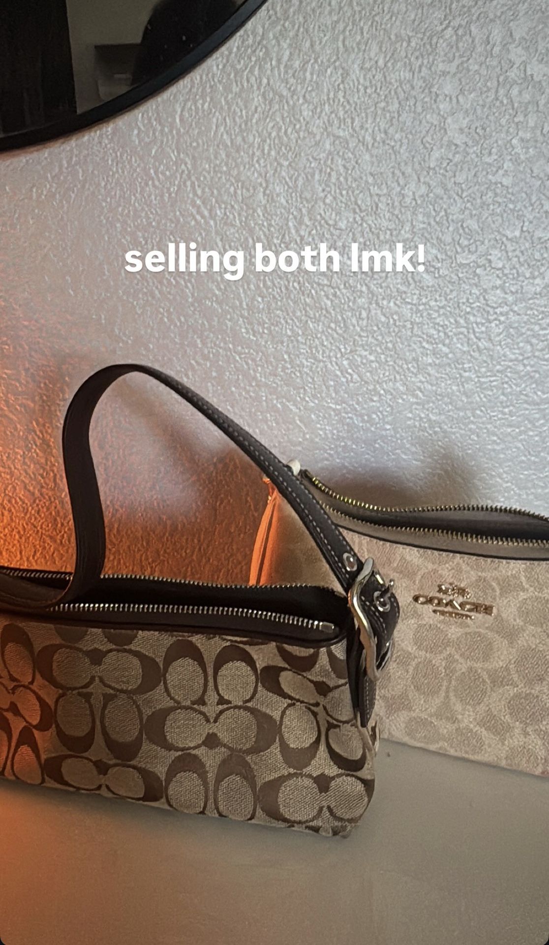 two coach purses