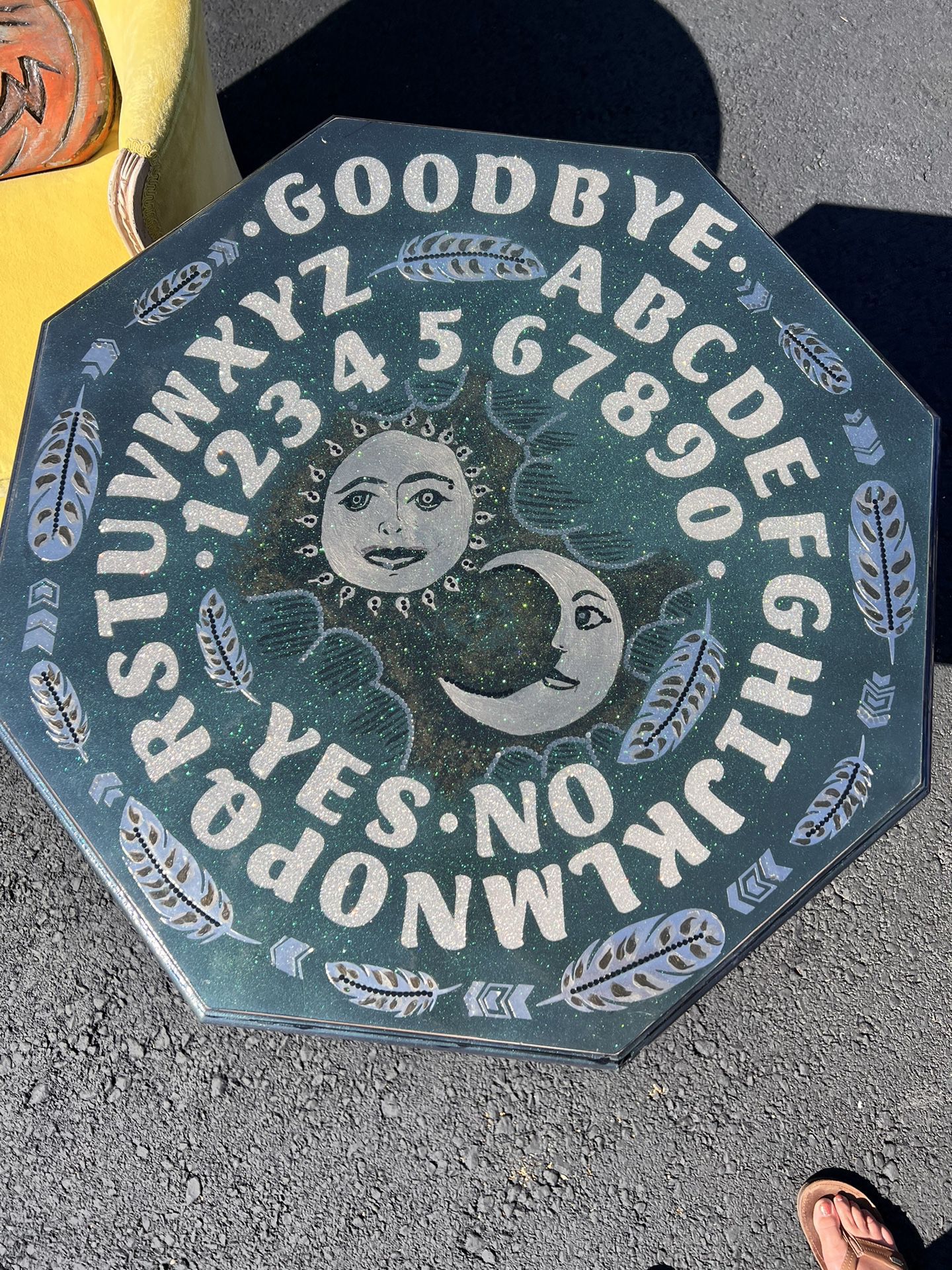 Ouija Board Table Halloween /offers Welcome