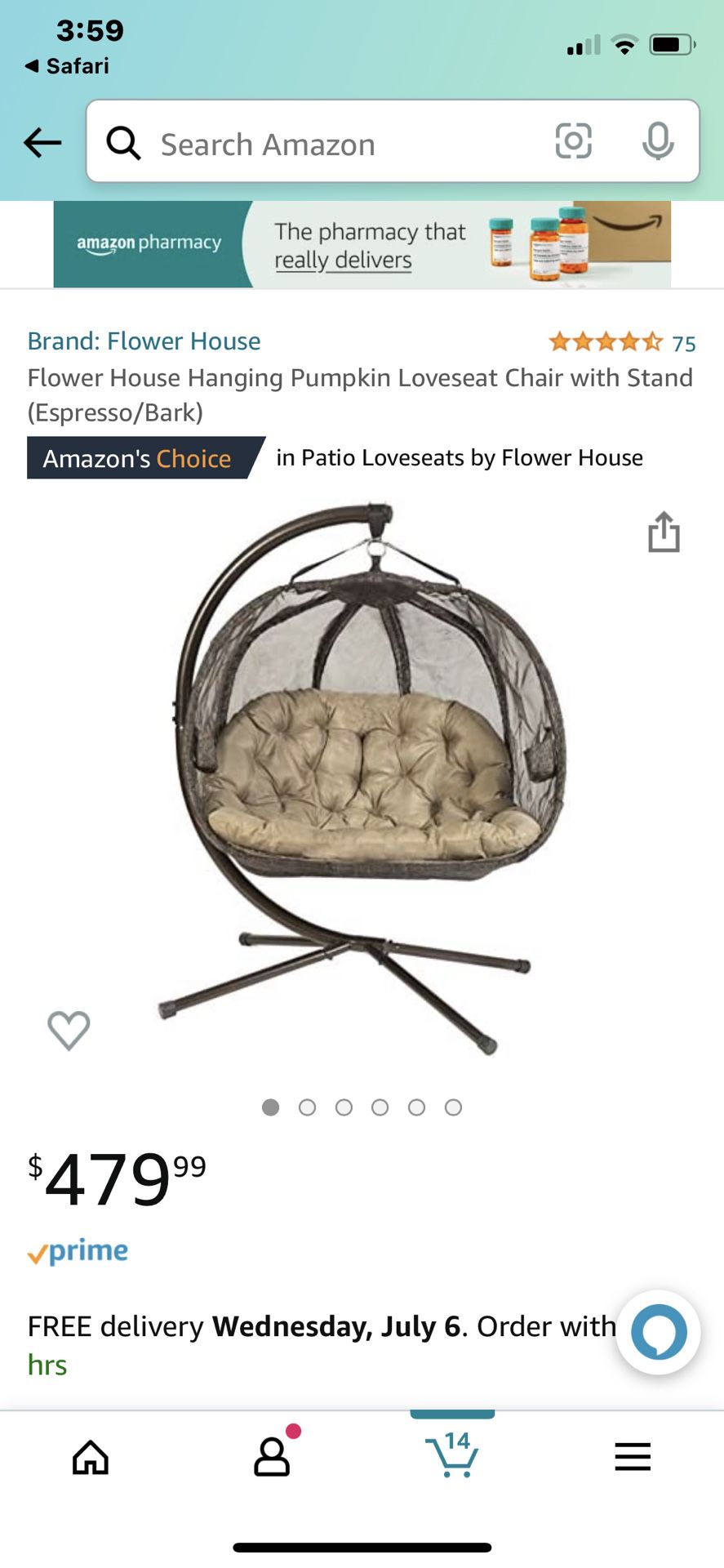 Flower house Hanging Chair 