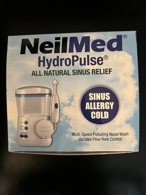 New -NeilMed HydroPulse Neo All Natural Sinus Relief