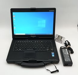 💼 Panasonic Toughbook CF-53 MK4 | 14" HD Touchscreen | i5 | 16GB RAM | 512GB SSD | Win10 Pro + Office | $290