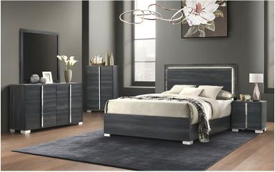 Juliet 5pc King Bedroom set. A nice addition for your home. 1095$. Finance/Delivery available.