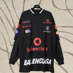 Balenciaga Men's Long Sleeve Black