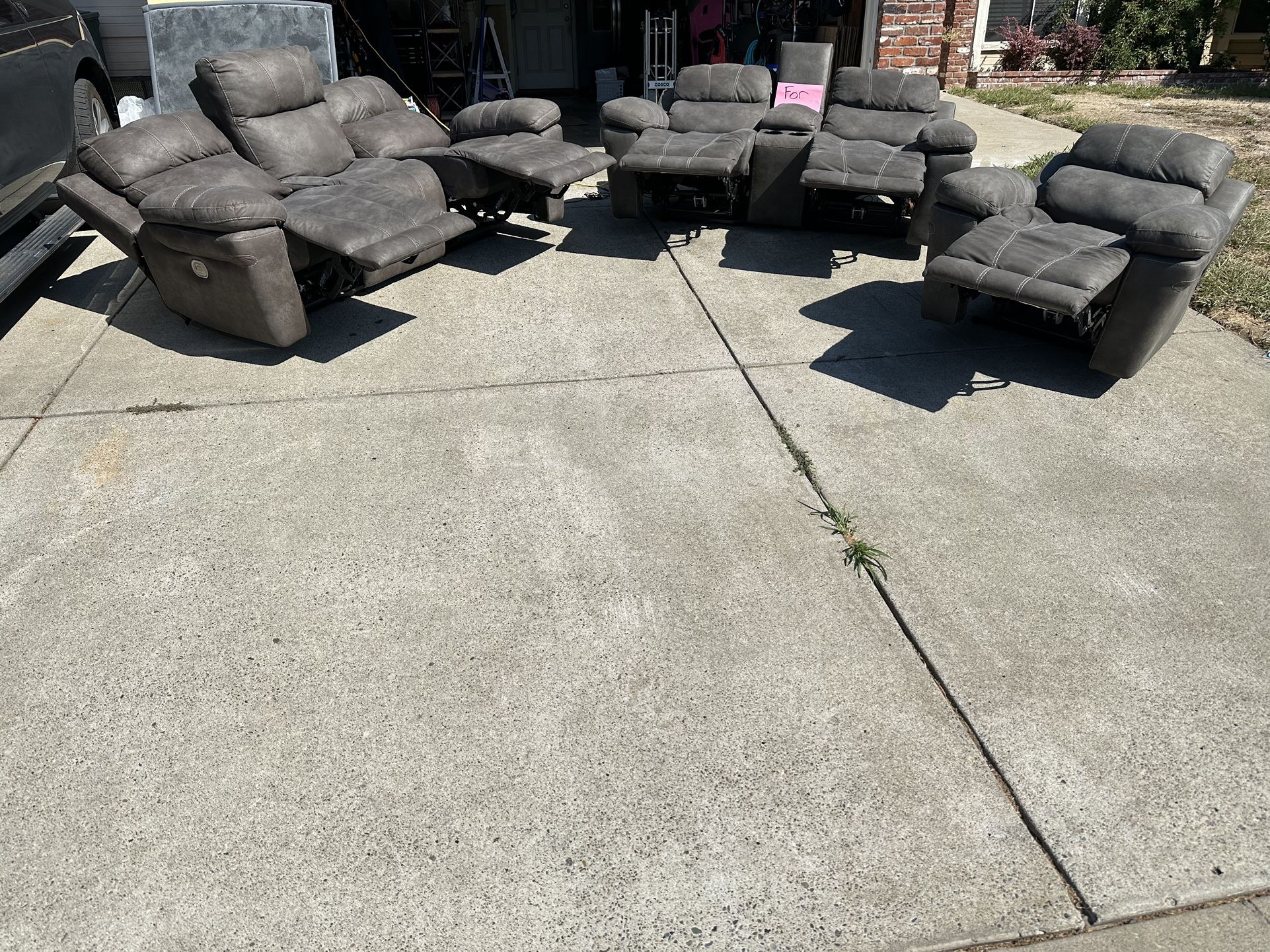 3pcs Ashley Furniture Sofa Set