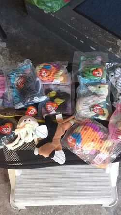 . Teenie beanie babies
