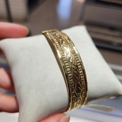 14k Semanario Bracelet Seven Day Bangle Bracelet