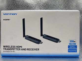 VENTION Wireless HDMI Transmitter and Receiver 200M for Laptop/PC, 2.4G+5G New