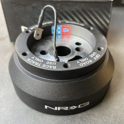 NRG Steering Wheel 6-Hole Aluminum Short Hub Adapter For Jeep Dodge Chevy Srk-170H