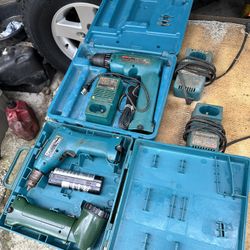 Two Makita Cordless Drills