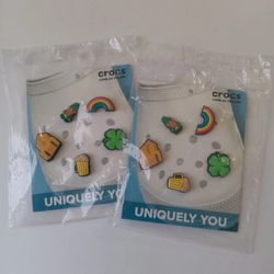 Crocs Jibbitz Saint Patricks Day Shoe Charms 5 Pack Croc Sandal Accessories