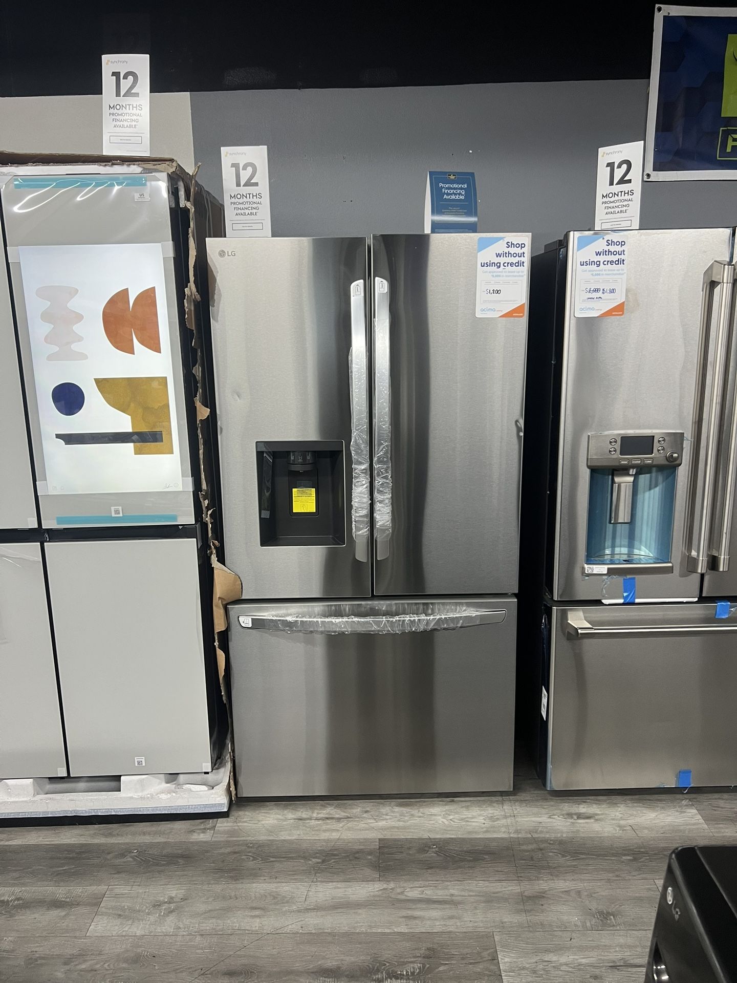 LG - 31 cu. ft. Smart Standard-Depth MAX™ French Door Refrigerator with Dual Ice
