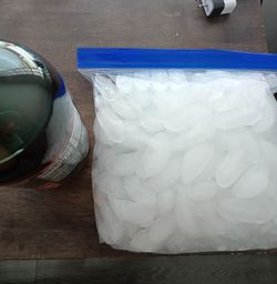 Summer bags of ice