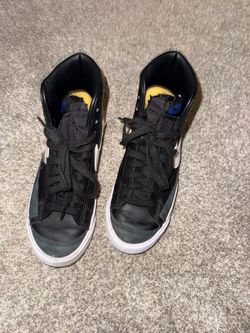 Nike Blazer Mid High-Top Sneakers Black White