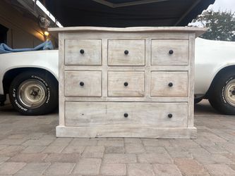 Solid Wood 7-Drawer Bedroom Dresser – Heavy Quality Construction – $295 FIRM