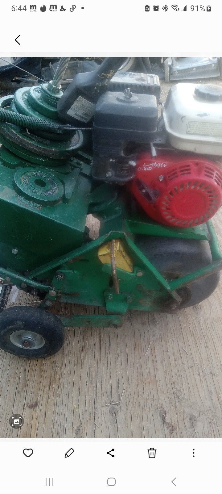 Cushman AERATER Billy Goat