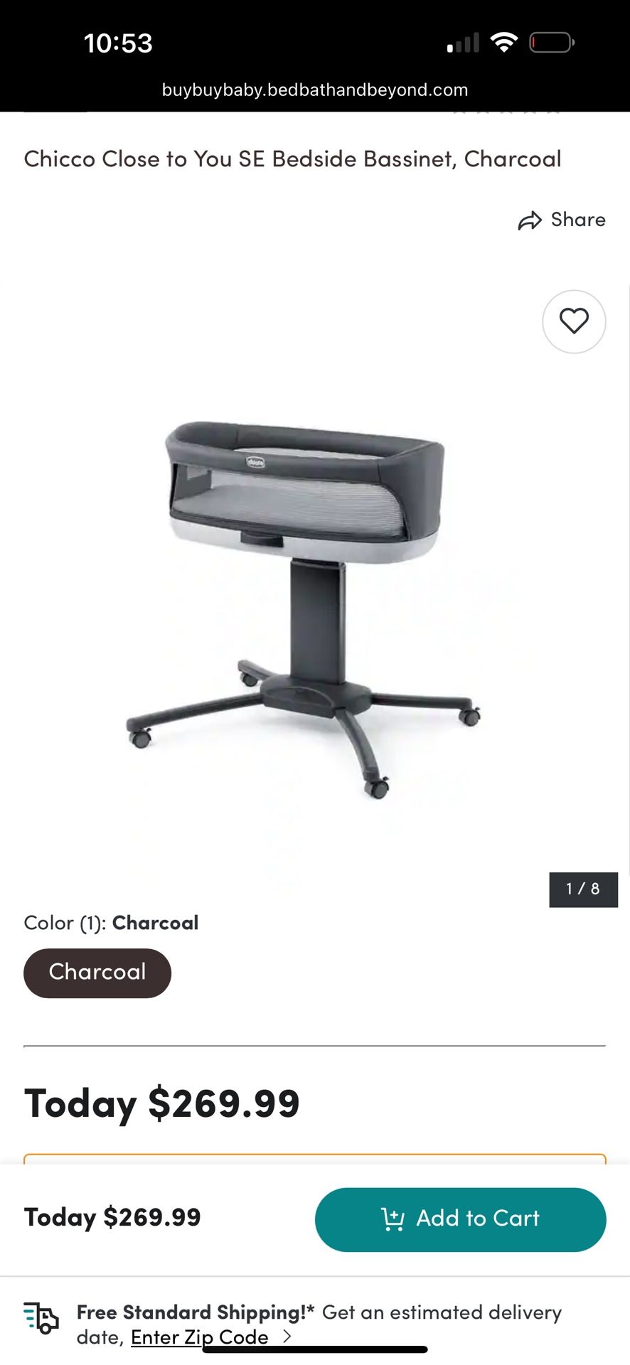 Chicco Close To You Bassinet